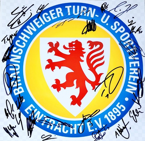 Signiertes grosses eintracht - signiertes,