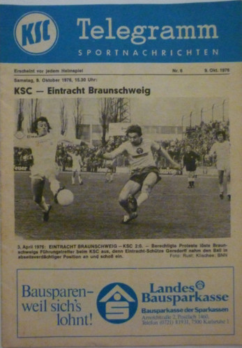 Stadionheft ksc eintracht - stadionheft,