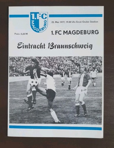Ddr fussball programm fc - ddr, 1.fc