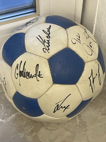 Alter fußball signiert - alter, fußball,